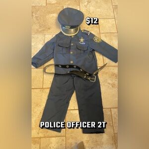 Kids police officer costume